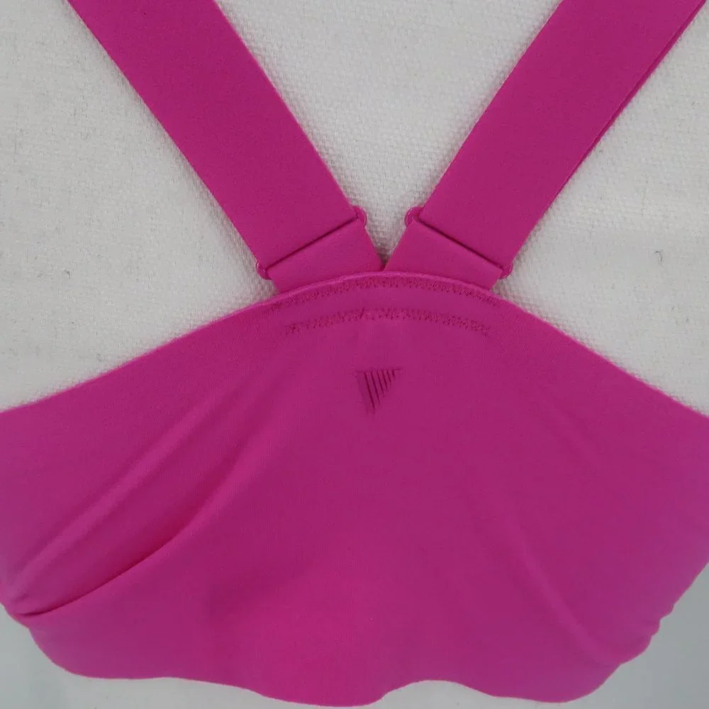 Victoria's Secret Purple Orange Cross Back Sports Bra Large NWT - Picture 7 of 7